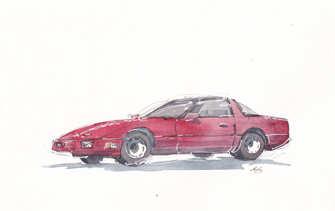 1984 Corvette - Cars - Watercolor - Signed Prints
