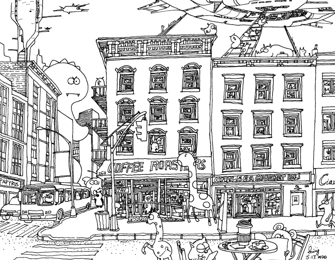City Animal - NYC - Caffeine Invasion | Limited Edition Prints