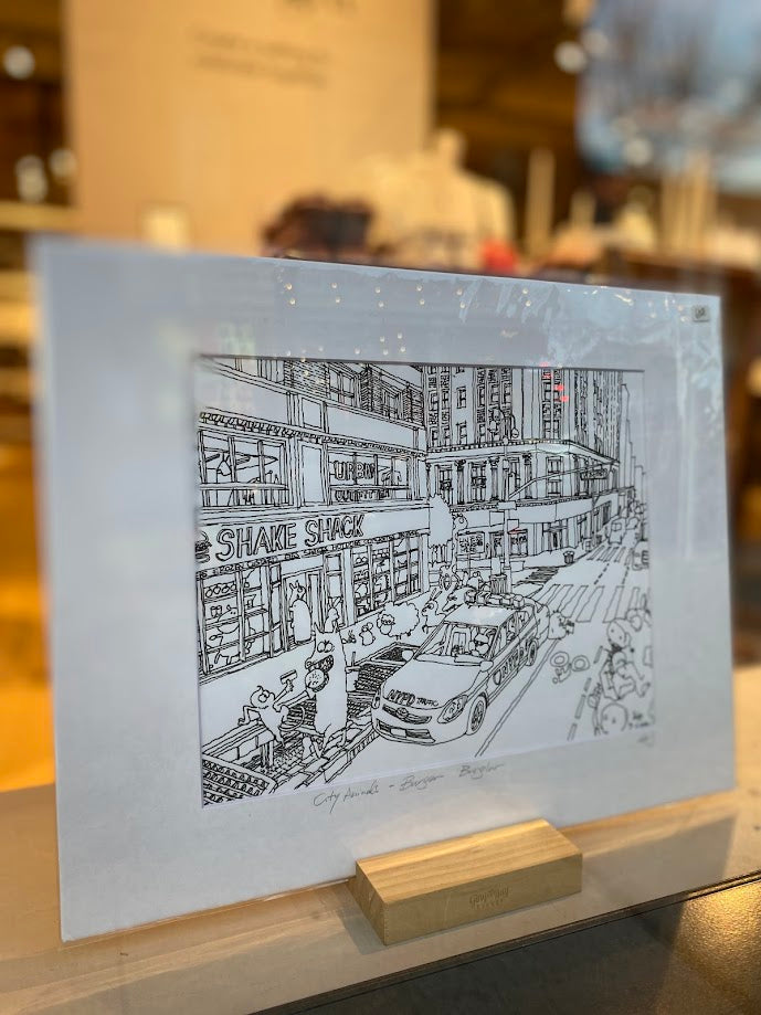 City Animal - NYC - Shake Shack / Burger Burglar | Limited Edition Prints