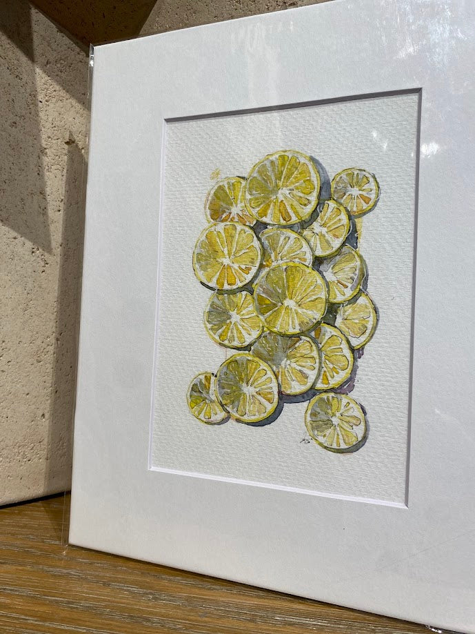 Limes - Watercolor - Signed Prints