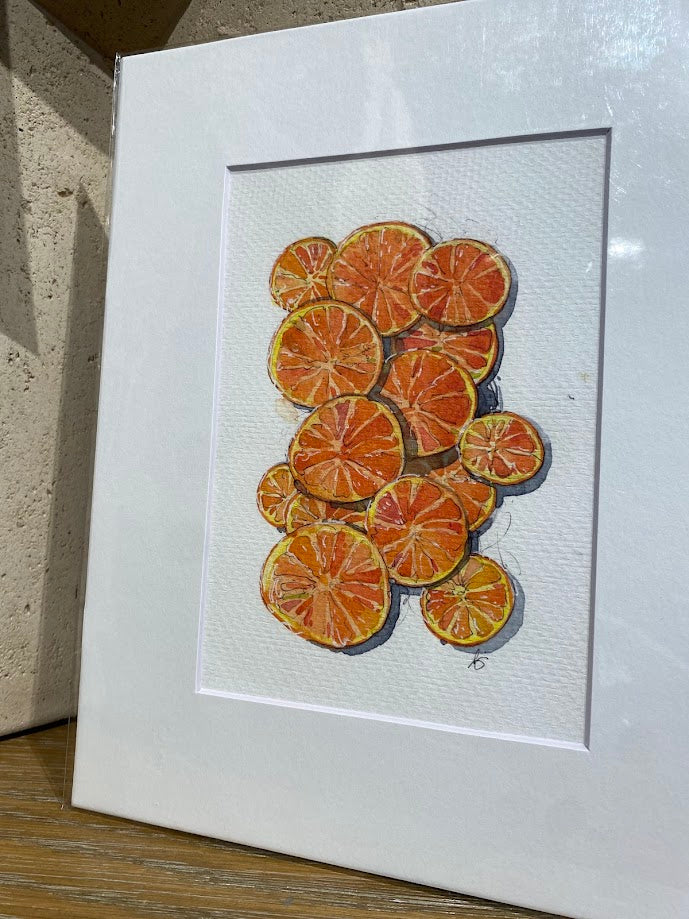 Oranges - Watercolor - Signed Prints
