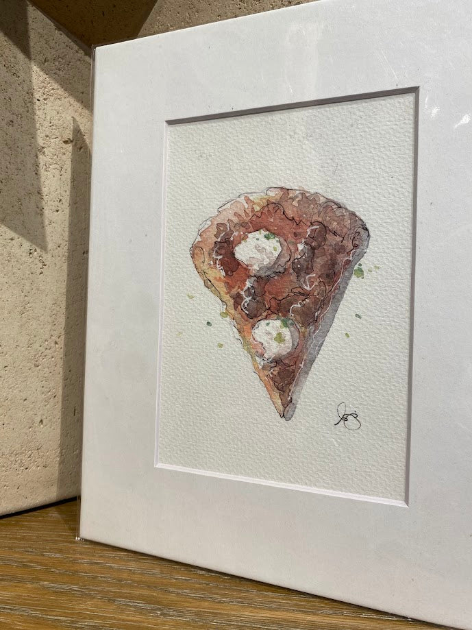 Pizza - Watercolor - Signed Prints