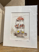 Seafood Tower - Watercolor - Signed Prints