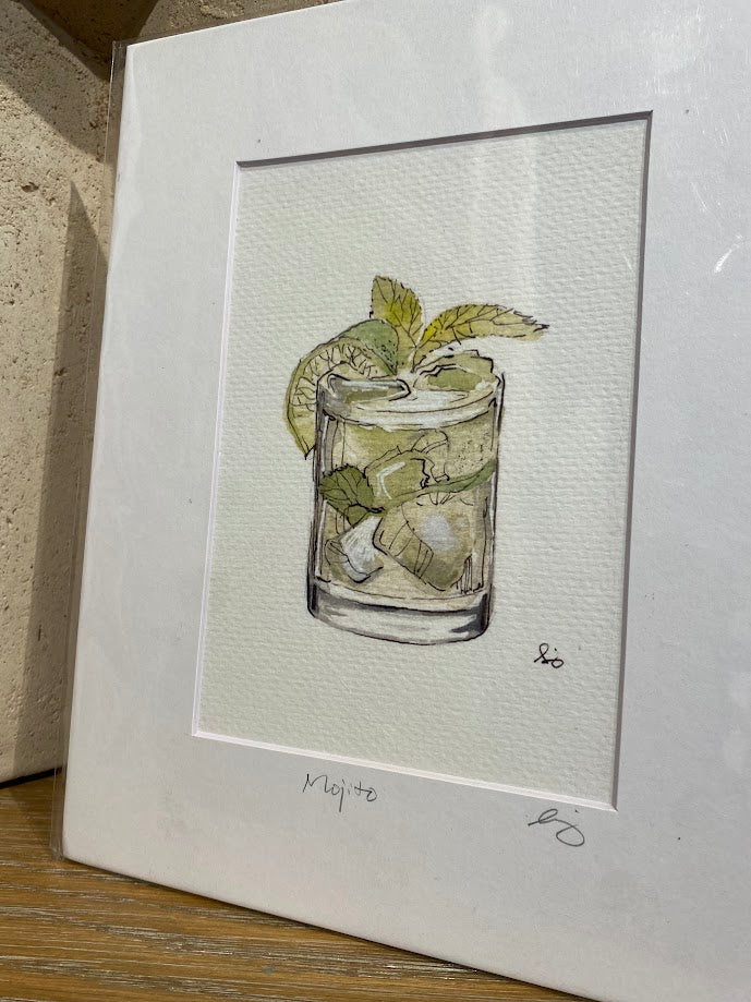 Mojito - Cocktails - Watercolor - Signed Prints