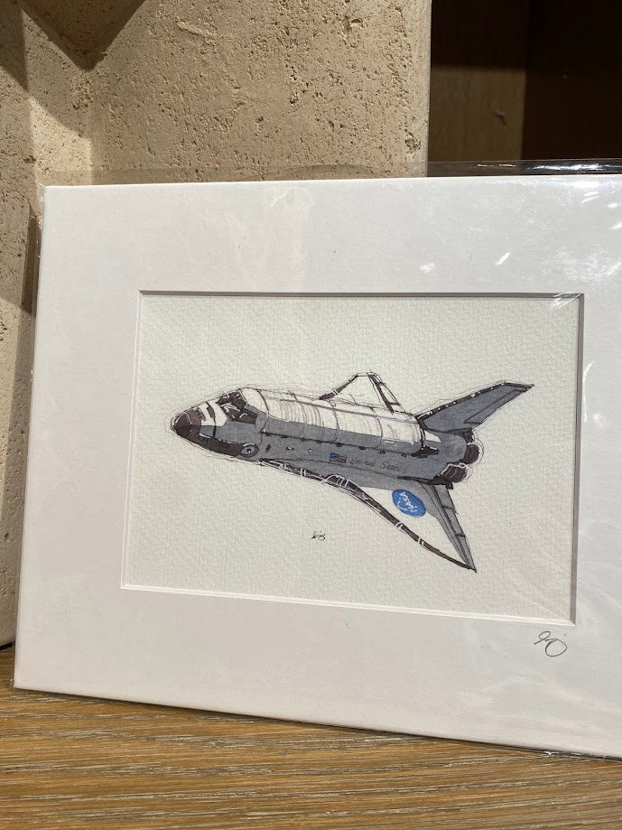 NASA Rocket - Watercolor - Signed Prints