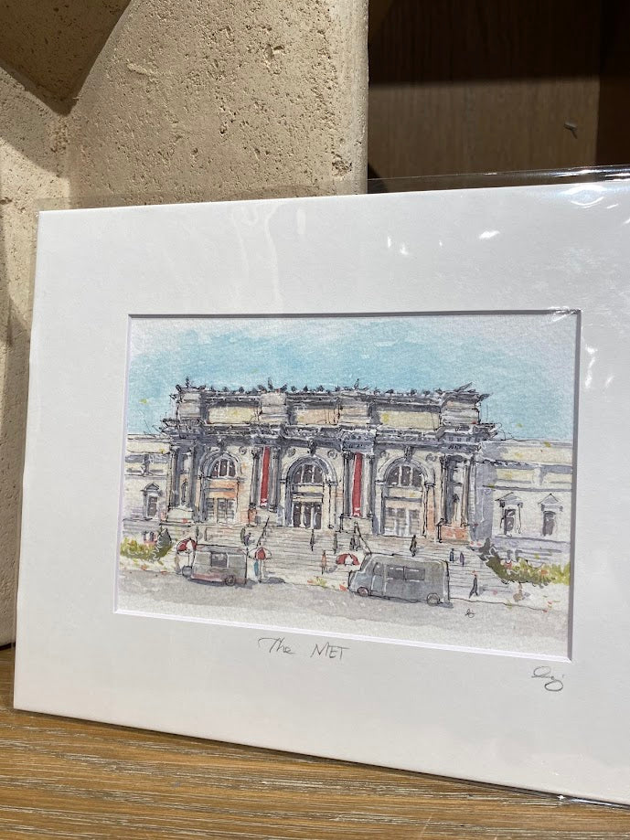 The Metropolitan Museum of Art - Watercolor - Signed Prints