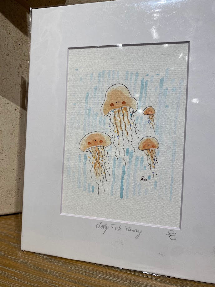 Jellyfish - Watercolor - Signed Prints