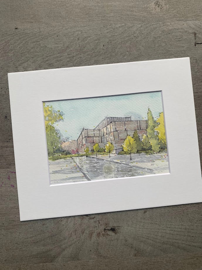 Barnes Foundation - Philadelphia, PA - Watercolor - Signed Prints