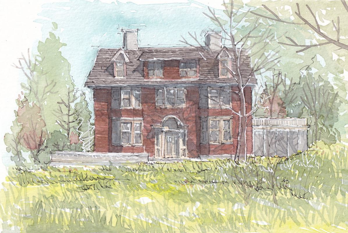 Reeves-Reed Arboretum - Summit, NJ - Watercolor - Signed Prints