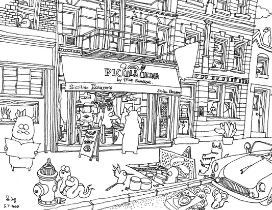 City Animal - NYC - Piccolo Cucina Italian Restaurant | Limited Edition Prints