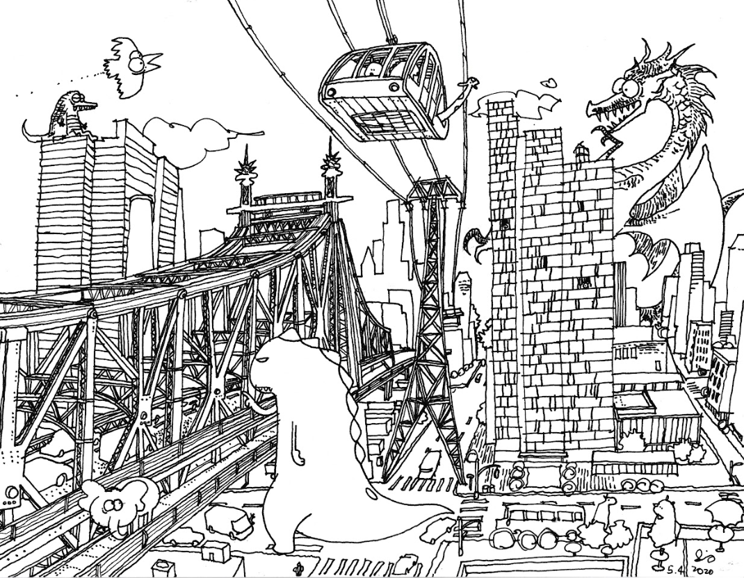 City Animal - NYC - Roosevelt Island Tram | Limited Edition Prints