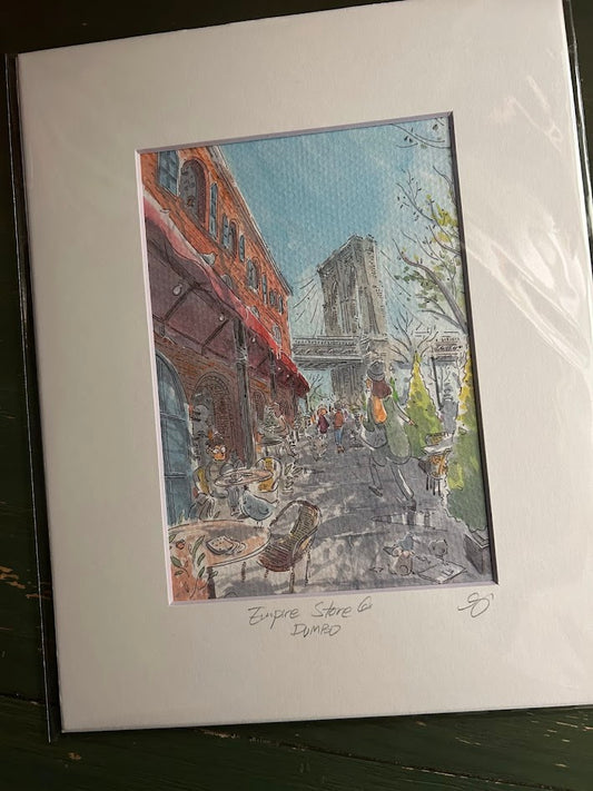 Empire Store - DUMBO - Brooklyn - Watercolor - Signed Prints