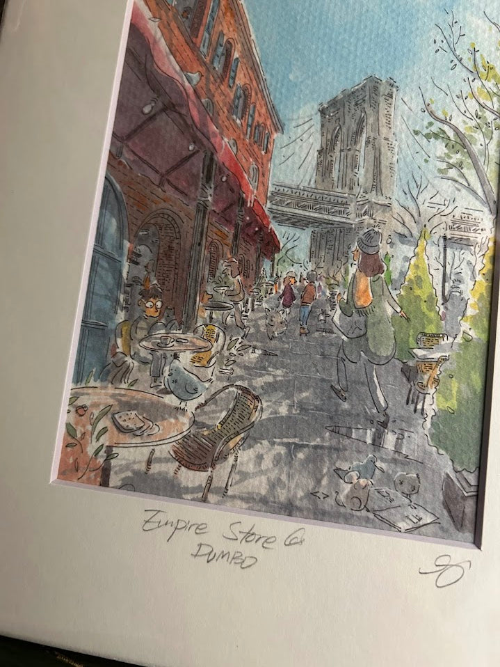 Empire Store - DUMBO - Brooklyn - Watercolor - Signed Prints