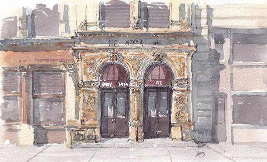 Gramercy Tavern - American Restaurant - New York - Watercolor - Signed Prints