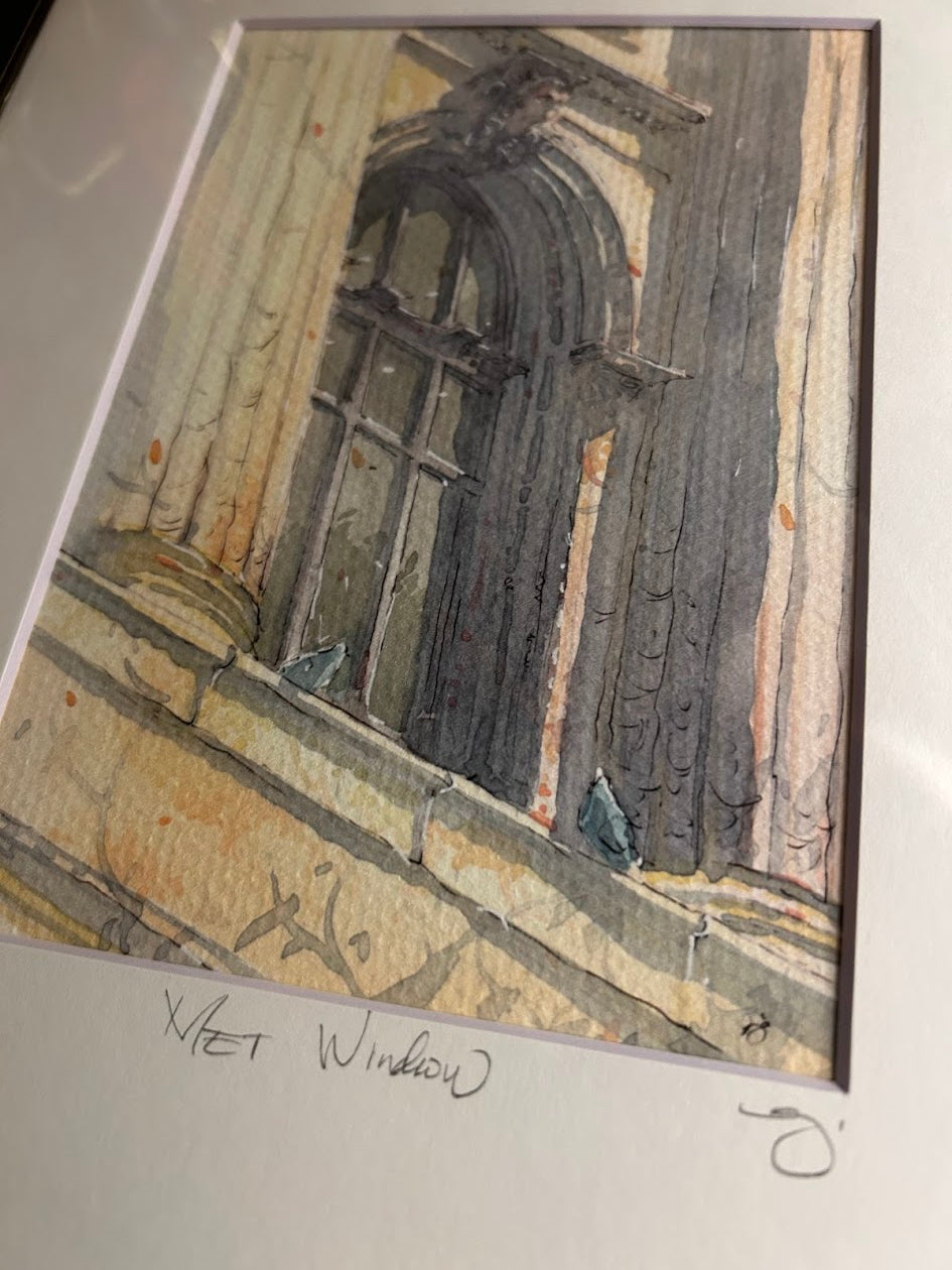 The Met Window - Watercolor - Signed Prints