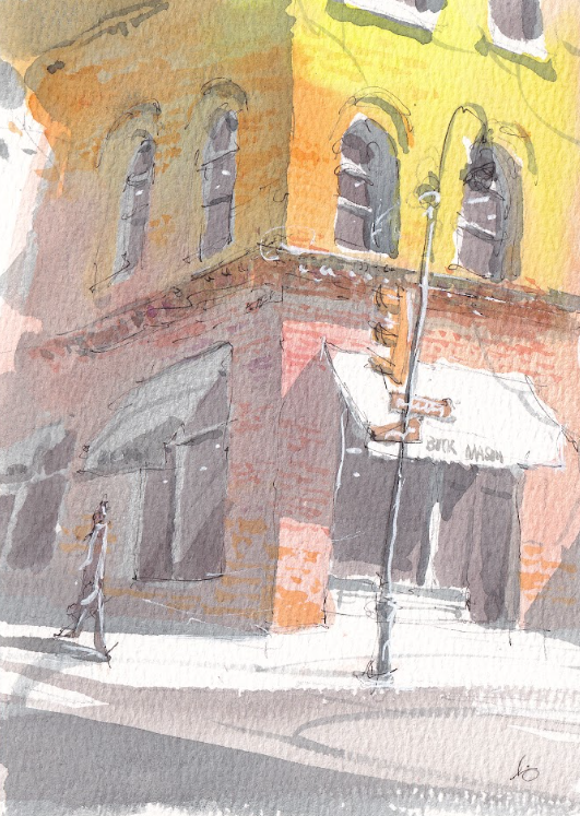SoHo - Broadway x Broome - Watercolor - Signed Prints