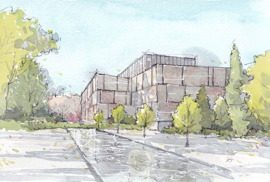 Barnes Foundation - Philadelphia, PA - Watercolor - Signed Prints