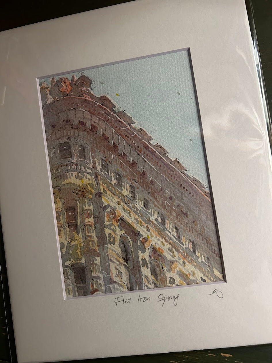 Flatiron Spring - Watercolor