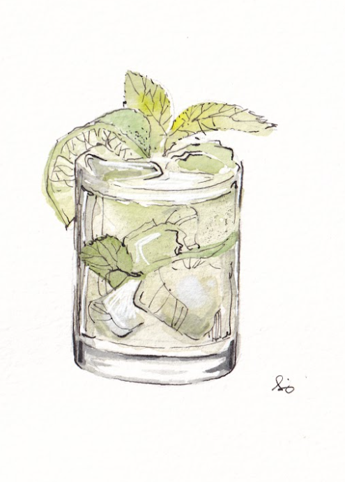 Mojito - Cocktails - Watercolor - Signed Prints